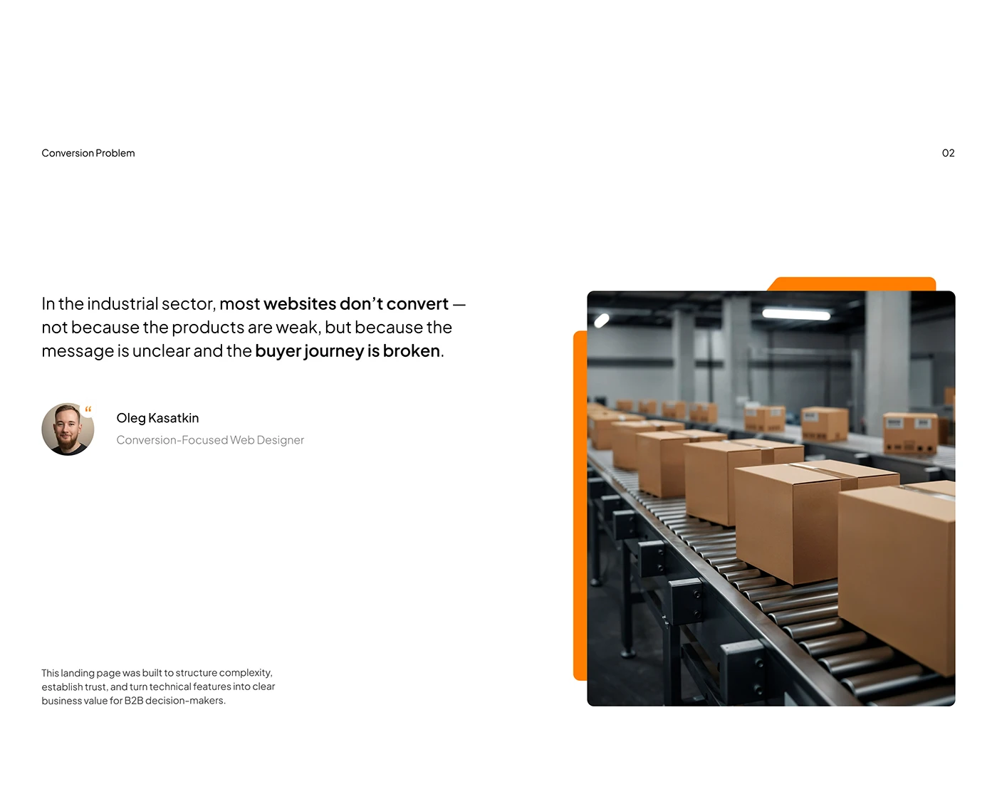 CoPal designer commentary board with a conveyor image and discussion of communication clarity